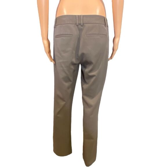 Express Columnist Khaki Dress Pants Women Size 6 Long Flattering Fit Career Wear - Picture 3 of 6